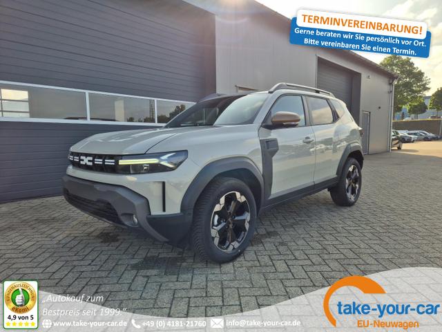 Dacia Duster - Extreme 4x4 130PS 1.2 TCe 4x Kamera Lenkradheizung Sitzheizung Klimaautomatik Teil-Leder elektr.Parkbremse Bluetooth Apple Carplay Android Auto PDC v+h 2xKeyless 18-LM Ganzj.Reifen Vorlauffahrzeug