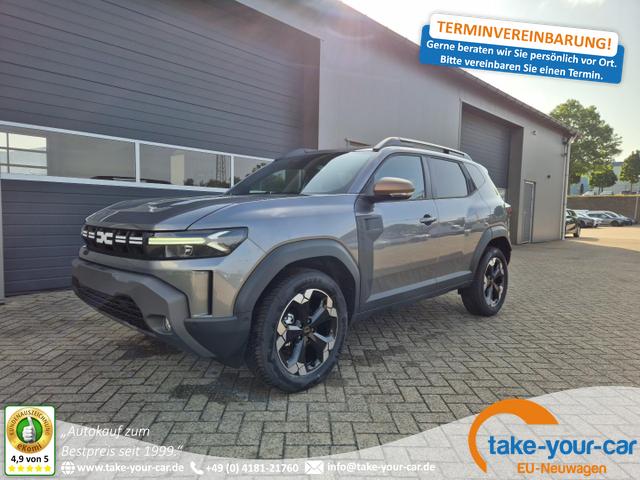 Dacia Duster - Extreme 4x4 130PS 1.2 TCe 4x Kamera Lenkradheizung Sitzheizung Klimaautomatik Teil-Leder elektr.Parkbremse Bluetooth Apple Carplay Android Auto PDC v+h 2xKeyless 18-LM Ganzj.Reifen Vorlauffahrzeug