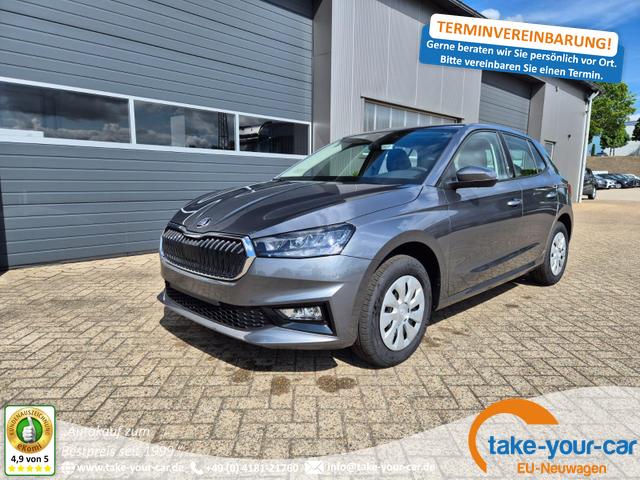 Skoda Fabia - 1.0 TSI 95PS Selection 5-türig Rückf.Kamera Parksensoren Sitzheizung Multifunktionslenkrad Klima Skoda-Radio Bluetooth Touchscreen Tempomat Nebelsch. Apple CarPlay + Android Auto Vorlauffahrzeug