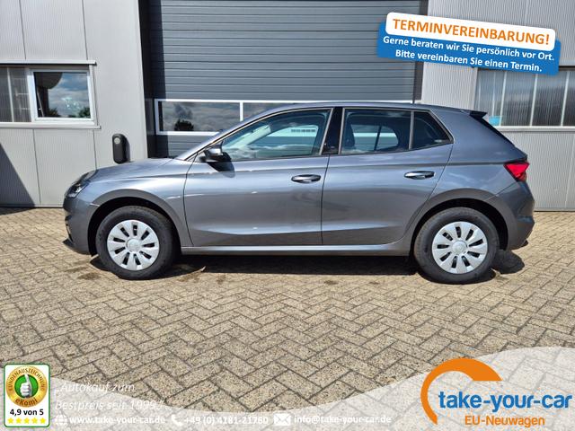 Skoda Fabia - 1.0 TSI 95PS Selection 5-türig Rückf.Kamera Parksensoren Sitzheizung Multifunktionslenkrad Klima Skoda-Radio Bluetooth Touchscreen Tempomat Nebelsch. Apple CarPlay + Android Auto Vorlauffahrzeug