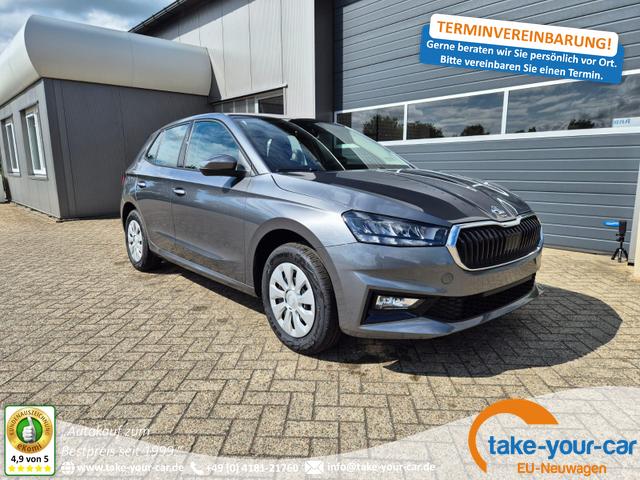 Skoda Fabia - 1.0 TSI 95PS Selection 5-türig Rückf.Kamera Parksensoren Sitzheizung Multifunktionslenkrad Klima Skoda-Radio Bluetooth Touchscreen Tempomat Nebelsch. Apple CarPlay + Android Auto Vorlauffahrzeug