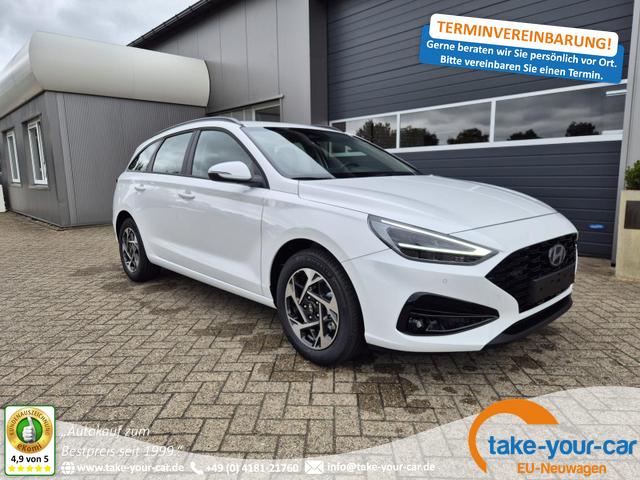 Hyundai i30 Kombi - 1.0 T-GDI 100PS Automatik AbstandsTempomat Toter-Winkel-Assistent Sitzheizung Lenkradheizung Klimaautomatik Navi 10,25"-Touchscreen DAB+ wireless Apple CarPlay + Android Auto PDC v+h Rückf.Kamera 16-LM Vorlauffahrzeug