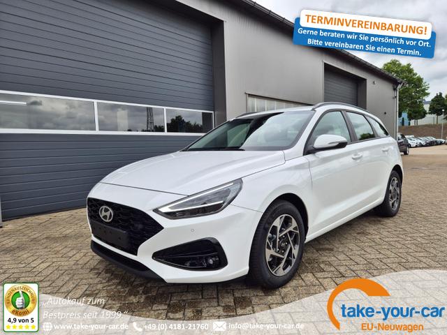 Hyundai i30 Kombi - 1.0 T-GDI 100PS Automatik Sitzheizung Lenkradheizung Klimaautomatik Navi 10,25"-Touchscreen DAB+ wireless Apple CarPlay + Android Auto PDC v+h Rückf.Kamera 16-LM Vorlauffahrzeug