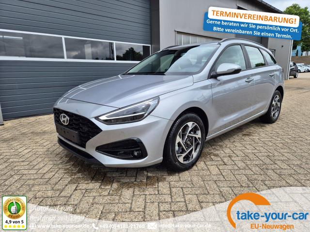 Hyundai i30 Kombi - 1.0 T-GDI 100PS Automatik Sitzheizung Lenkradheizung Klimaautomatik Navi 10,25"-Touchscreen DAB+ wireless Apple CarPlay + Android Auto PDC v+h Rückf.Kamera 16-LM Vorlauffahrzeug