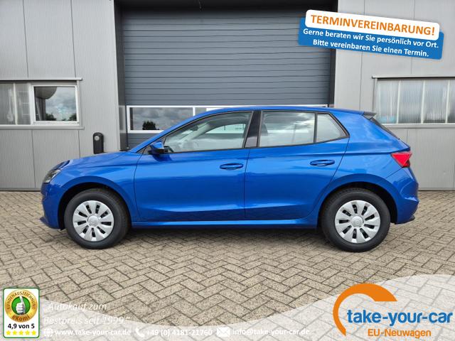 Skoda Fabia - 1.0 TSI 95PS Selection 5-türig Rückf.Kamera Parksensoren Sitzheizung Multifunktionslenkrad Klima Skoda-Radio Bluetooth Touchscreen Tempomat Nebelsch. Apple CarPlay + Android Auto Vorlauffahrzeug