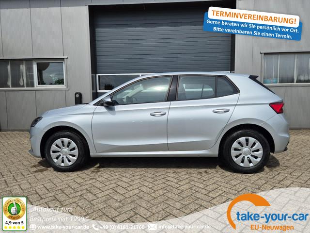 Skoda Fabia - 1.0 TSI 95PS Selection 5-türig Rückf.Kamera Parksensoren Sitzheizung Multifunktionslenkrad Klima Skoda-Radio Bluetooth Touchscreen Tempomat Nebelsch. Apple CarPlay + Android Auto Vorlauffahrzeug