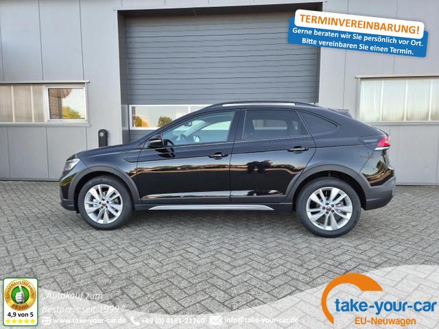 Volkswagen Taigo - 1.0 TSI 116PS DSG Life LED-Matrix-Scheinwerfer Klimaautomatik Sitzheizung PDC Rückf.Kamera 17-LM abged.Scheiben 2xKeyless DAB+ Bluetooth Touchscreen Apple CarPlay Android Auto Vorlauffahrzeug