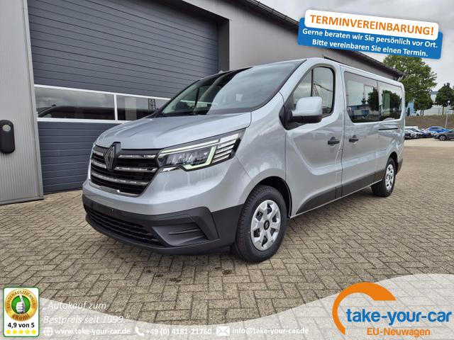 Renault Trafic - Combi L2 2.0 dCi 150PS Grand Evolution 9-Sitzer Rollstuhlrampe Rollstuhlsicherung Schiebetür l+r Klima v+h DAB Bluetooth Touchscreen Apple CarPlay Android Auto PDC Rückf.Kamera Vorlauffahrzeug
