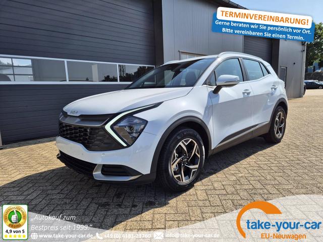 Kia Sportage - Vision 1.6 T-GDi MHEV 160PS Sitzheizung Lenkradheizung Klimaautomatik Navi Bluetooth Touchscreen Apple CarPlay Android Auto PDC v+h Rückf.Kamera Tempomat 17"LM Vorlauffahrzeug