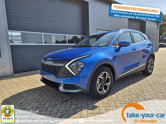 Kia Sportage - Vision 1.6 T-GDi MHEV 160PS Automatik Sitzheizung Lenkradheizung Klimaautomatik Navi Bluetooth Touchscreen Apple CarPlay Android Auto PDC v+h Rückf.Kamera Tempomat 17"LM Vorlauffahrzeug