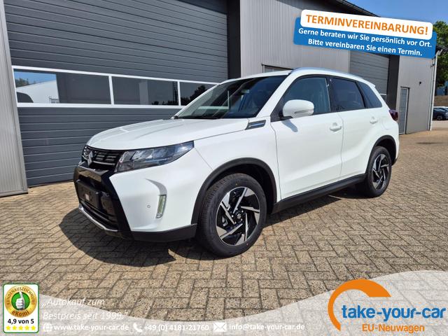 Suzuki Vitara - Comfort+ 129PS MHEV 4x4 ALLGRIP 1.4 Boosterjet Allrad Teilleder mit Alcantara Navi Klimaautomatik Sitzheizung ACC PDC v+h Rückf.Kamera Suzuki-Radio Apple CarPlay Android Auto Touchscreen 2xKeyless 17-LM Vorlauffahrzeug