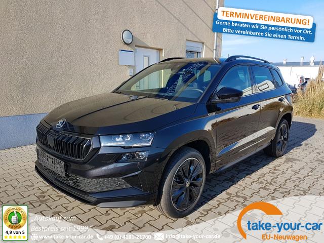 Skoda Karoq - Sportline 5J. Garantie AHK Sound Amundsen Matrix 360° ParkAssist Vorlauffahrzeug