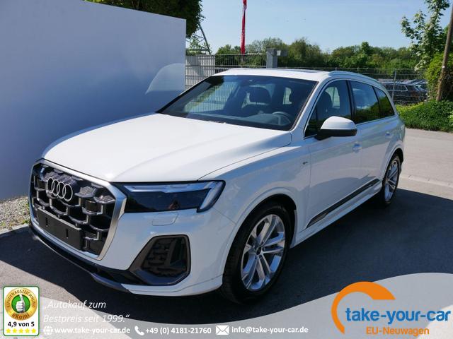 Audi Q7 - S line 45 TDI*4X4*AHK*LED*7-SITZE*20 ZOLL*PANO*KAMERA*NAVI*LUFTFEDRUNG Vorlauffahrzeug