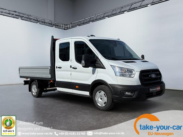 Ford Transit Pritsche - 350 L3 DoKa 7Si/SYNC4/AHK/Kam/ MO25 Vorlauffahrzeug