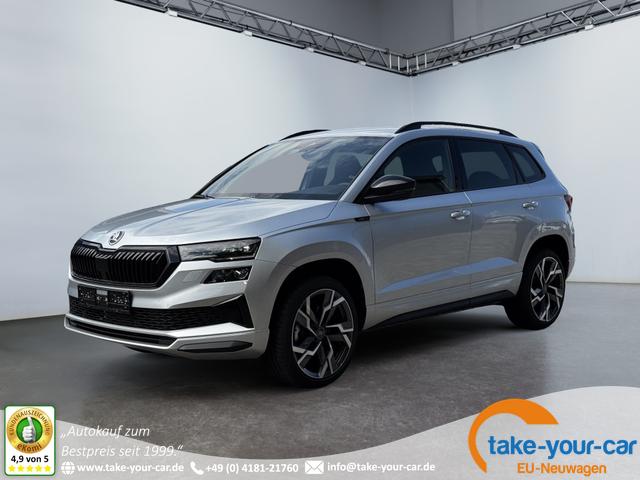 Skoda Karoq - 1,5 TSI DSG Sportline 2ZKli AHK ACC SHT PDC Kam 19Zo 5JG Vorlauffahrzeug