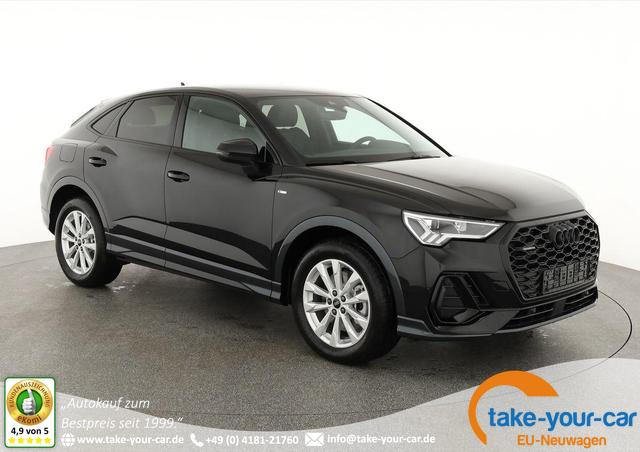 Audi Q3 Sportback - 45 TFSI quattro S line qu S-LINE, AHK, Optik schwarz, Navi, Kamera, el. Klappe, 4-J. Garantie Vorlauffahrzeug