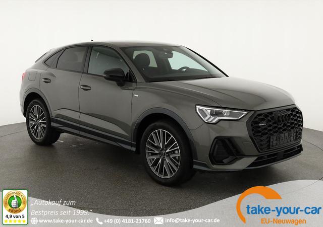 Audi Q3 Sportback - 40 TDI quattro S line qu S-LINE, AHK, 19-Zoll, Optik schwarz, Navi, Kamera, el. Klappe Vorlauffahrzeug