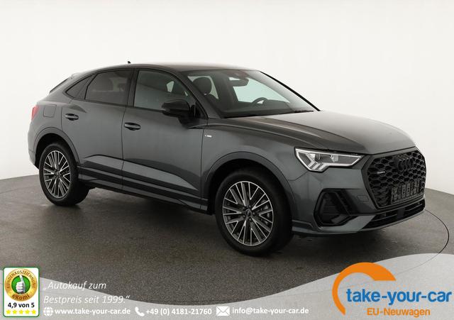 Audi Q3 Sportback - 40 TDI quattro S line qu S-LINE, AHK, 19-Zoll, Optik schwarz, Navi, Kamera, el. Klappe, 4-J. Garantie Vorlauffahrzeug