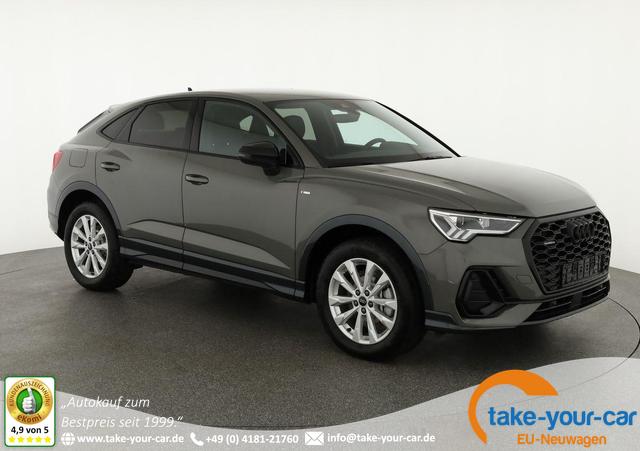 Audi Q3 Sportback - 40 TDI quattro S line qu S-LINE, AHK, Optik schwarz, Navi, Kamera, el. Klappe, 4-J. Garantie Vorlauffahrzeug