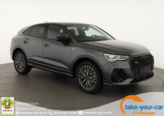 Audi Q3 Sportback - 45 TFSI quattro S line qu S-LINE, AHK, 19-Zoll, Optik schwarz, Navi, Kamera, el. Klappe Vorlauffahrzeug