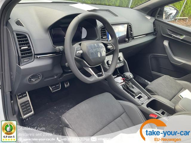 Skoda Karoq - Sportline 4x4 2.0 TSI DSG Sportline, Pano, AHK, Navi, Teilleder, Side, 5 J.-Garantie Vorlauffahrzeug