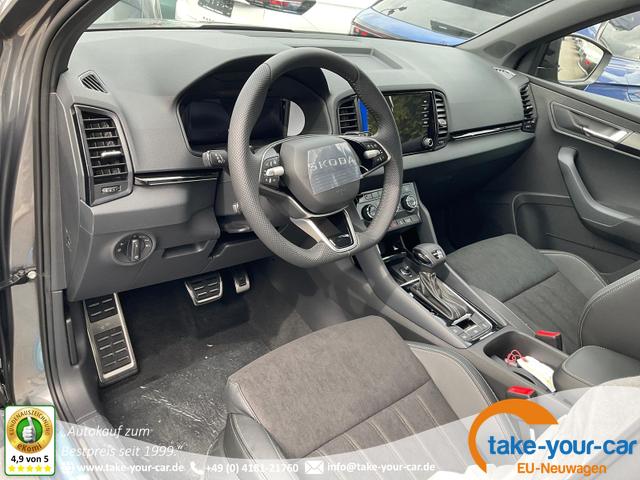 Skoda Karoq - Sportline 4x4 2.0 TSI DSG Sportline, AHK, Navi, Teilleder, Side, 5 J.-Garantie Vorlauffahrzeug