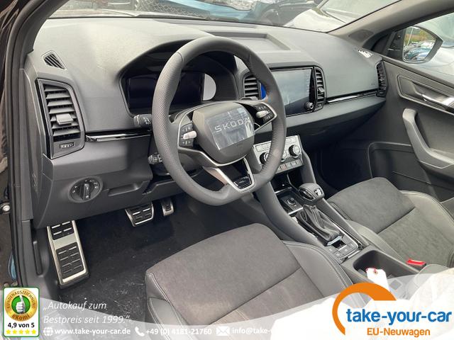 Skoda Karoq - Sportline 2.0 TDI DSG Sportline, Pano, AHK, Matrix, Teilleder, 5 J.-Garantie Vorlauffahrzeug
