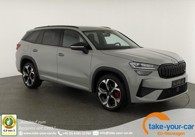 Skoda Kodiaq - 2.0 TSI 195 kW 4x4 RS DSG 4x4, AHK, Canton, 4x Sitzheizung, sofort Vorlauffahrzeug