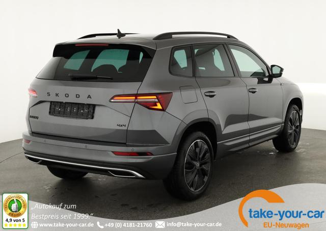 Skoda Karoq - Sportline 4x4 2.0 TDI DSG Sportline, AHK, Matrix, Navi, 5-J. Garantie Vorlauffahrzeug