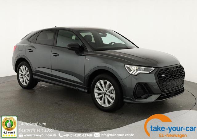 Audi Q3 Sportback - 40 TDI quattro S line qu S-LINE, AHK, Optik schwarz, Navi, Kamera, el. Klappe, 4-J. Garantie Vorlauffahrzeug