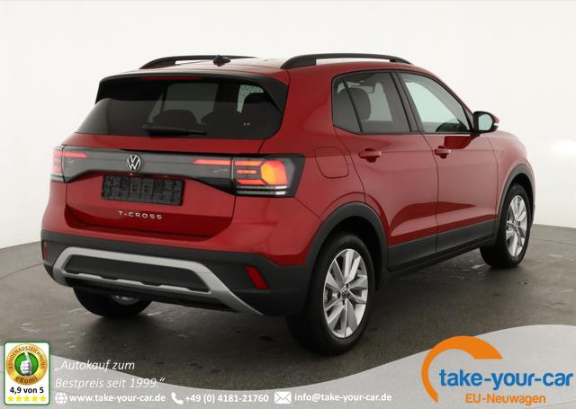 Volkswagen T-Cross - 1.0 TSI 85 kW Life DSG Life, AHK, ACC, Ready2, Kamera, 17-Zoll, Winterpaket, Climatronic Vorlauffahrzeug
