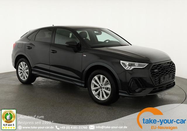 Audi Q3 Sportback - 40 TDI quattro S line qu S-LINE, AHK, Optik schwarz, Navi, Kamera, el. Klappe, 4-J. Garantie Vorlauffahrzeug
