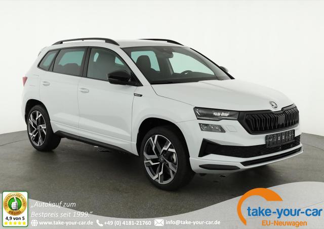 Skoda Karoq - Sportline 4x4 2.0 TDI DSG Sportline, Matrix, Teilleder, Navi, Side, 5-J. Garantie Vorlauffahrzeug
