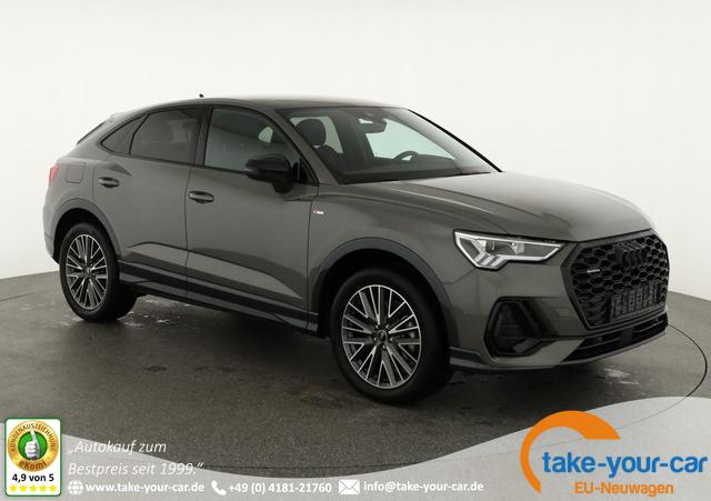 Audi Q3 Sportback - 45 TFSI quattro S line qu S-LINE, Pano, AHK, 19-Zoll, Optik schwarz, Navi, Kamera, el. Klappe Vorlauffahrzeug