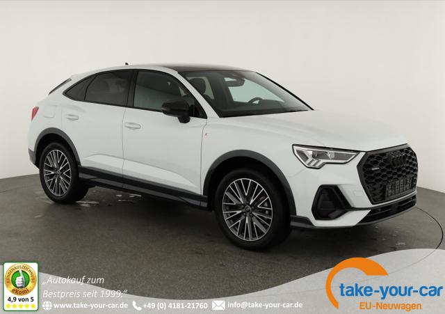 Audi Q3 Sportback - 45 TFSI quattro S line qu S-LINE, Pano, AHK, 19-Zoll, Optik schwarz, Navi, Kamera, el. Klappe, 4-J. Garantie Vorlauffahrzeug