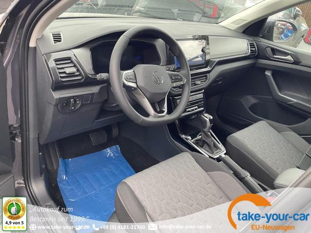Volkswagen T-Cross - 1.5 TSI 110 kW Life DSG Life, AHK, IQ.Light, ACC, Side, Kamera, 17-Zoll, Winterpaket Vorlauffahrzeug