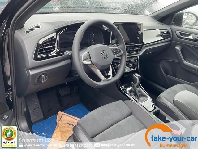 Volkswagen T-Roc - Style 1.5 TSI DSG Black Style, AHK, IQ.Light, 19-Zoll, easyOpen, Navi Vorlauffahrzeug