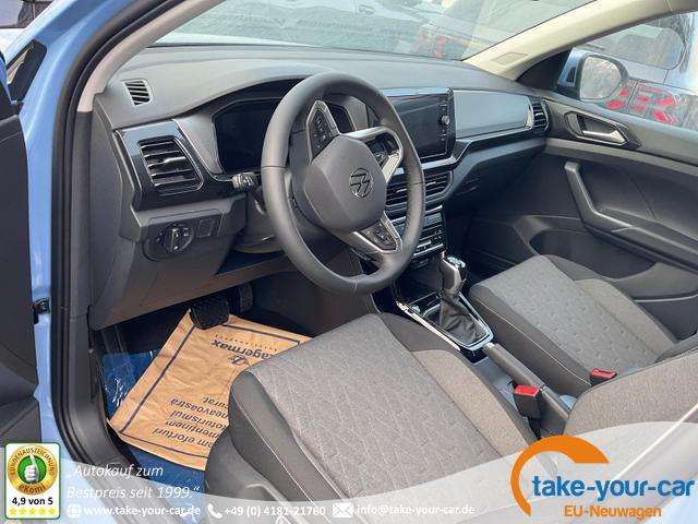 Volkswagen T-Cross - 1.0 TSI 85 kW Life DSG Life, AHK, IQ.Light, Kamera, ACC, Side, Winter, 17-Zoll Vorlauffahrzeug