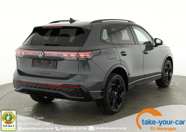 Volkswagen Tiguan - 2.0 TDI 142 kW 4Motion R-Line DSG 4M Black, Leder, Pano, 20-Zoll, IQ.Light, Harman, HuD Vorlauffahrzeug