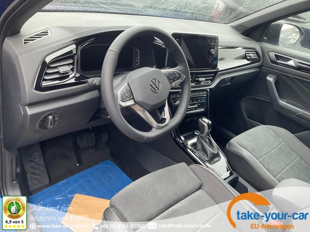 Volkswagen T-Roc - Style 1.5 TSI DSG Black Style, AHK, IQ.Light, 19-Zoll, easyOpen, Navi Vorlauffahrzeug