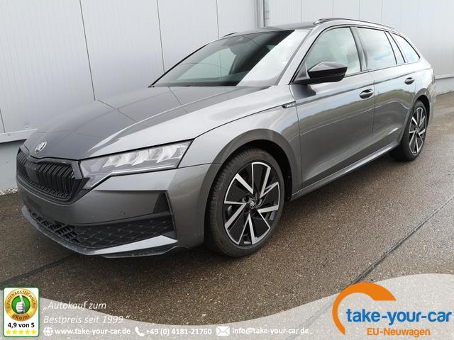 Skoda Octavia Combi - 2.0 TDI 110 kW Sportline Kombi DSG AHK Navi ACC el. Hk 18 Zoll Vorlauffahrzeug