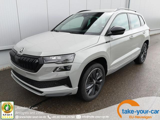 Skoda Karoq - Sportline 2.0TDI DSG 4x4 AHK Matrix Navi ACC Vorlauffahrzeug