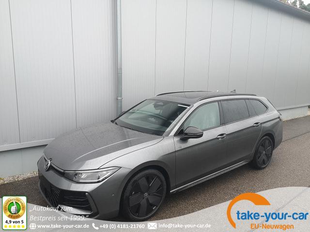 Volkswagen Passat Variant - 2.0 TDI 142 kW 4Motion R-Line DSG Pano 19 Zoll Head Up AHK Navi Vorlauffahrzeug