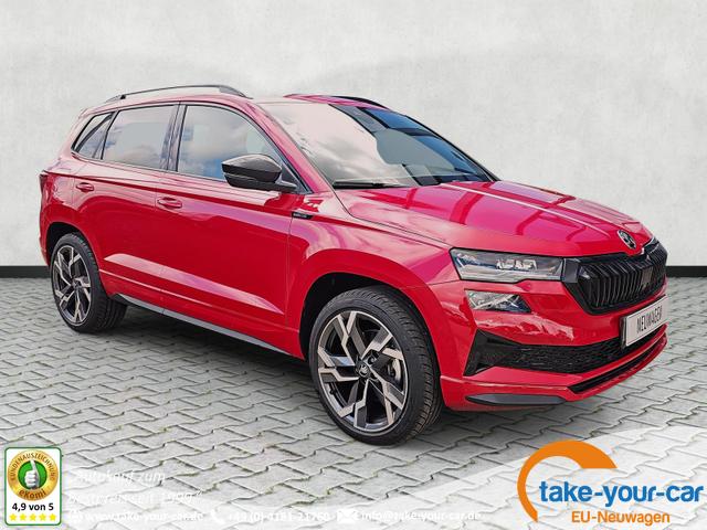 Skoda Karoq - Sportline 4x4 2.0 TSI DSG Leder AHK Pano Vorlauffahrzeug