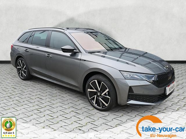 Skoda Octavia Combi - 1.5 TSI mHEV 110 kW Sportline eTSI DSG Pano AHK Vorlauffahrzeug