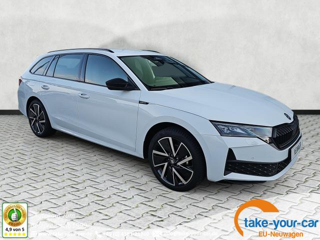 Skoda Octavia Combi - 1.5 TSI mHEV 110 kW Sportline eTSI DSG Matrix AHK Vorlauffahrzeug