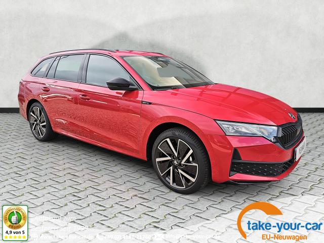 Skoda Octavia Combi - 1.5 TSI mHEV 110 kW Sportline eTSI DSG Pano AHK Vorlauffahrzeug