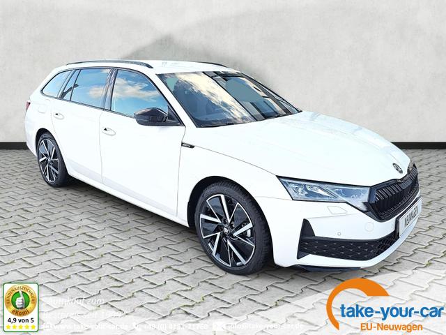 Skoda Octavia Combi - 2.0 TSI 150 kW 4x4 Sportline DSG AHK schw Vorlauffahrzeug
