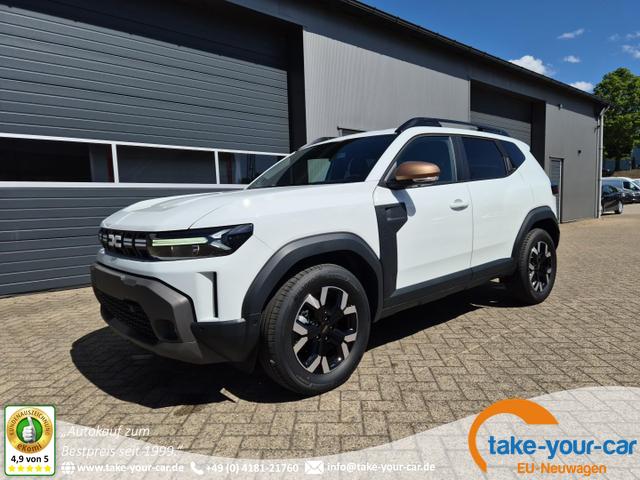 Dacia Duster - Extreme Hybrid 140PS Automatik 1.6 SCE Sitzheizung Klimaautomatik 4x Kamera elektr.Parkbremse Teil-Leder Bluetooth Apple Carplay Android Auto PDC v+h 2xKeyless 17-LM Vorlauffahrzeug