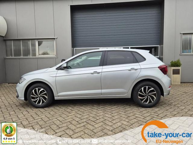 Volkswagen Polo - Life 1.0 TSI 95PS Rückf.Kamera Sitzheizung Digital Cockpit Klima PDC abgd.Scheiben Bluetooth Apple Car Play Android Auto 15-LM Vorlauffahrzeug